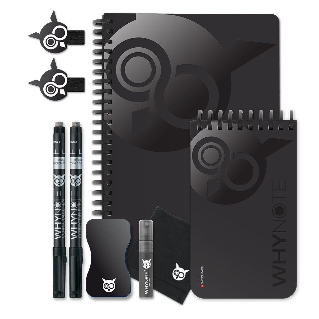 Kombipack A5/ Pocket – Schwarz