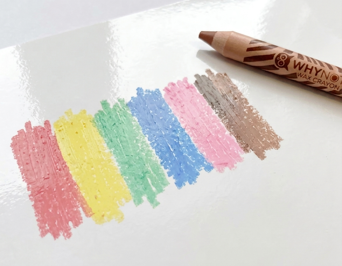 Boîte de 6 crayons de cire effaçables